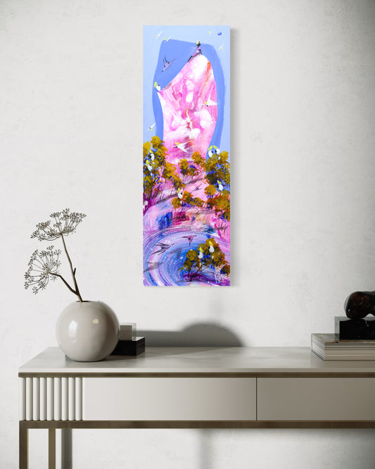 On Her Mountain 60 x 20 cm