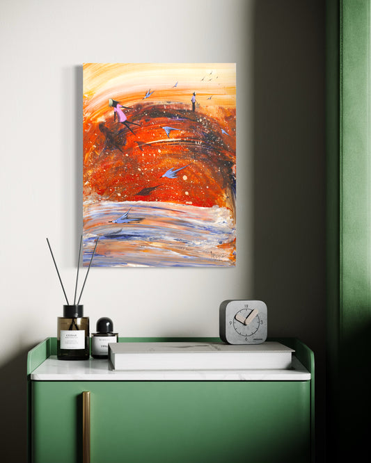 Love Will Lift You Up. 40 x 30 cm