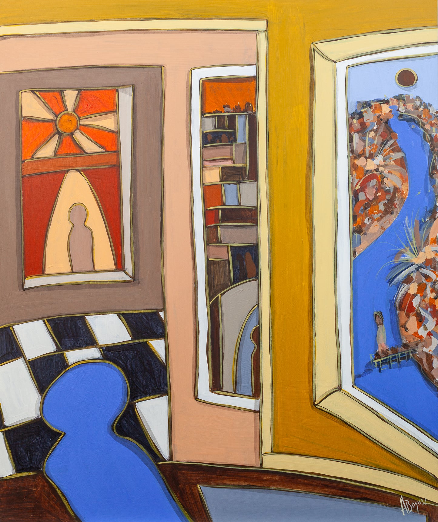 The Courage To Be Yourself  60 x 50 cm