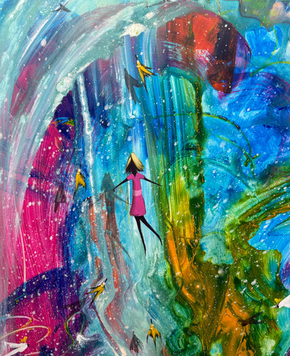 Dreamgirl. 120 x 100 cm