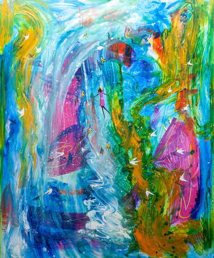 Dreamgirl. 120 x 100 cm