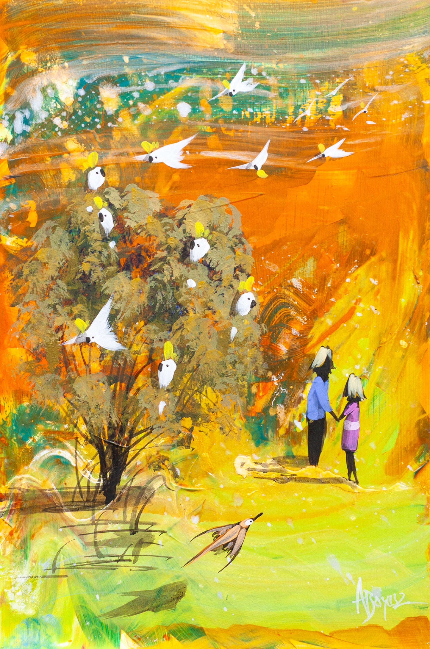 When Love Flies In. 30 x 20 cm
