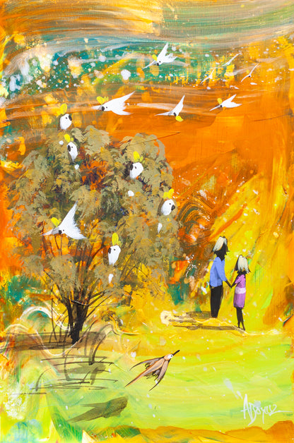 When Love Flies In. 30 x 20 cm