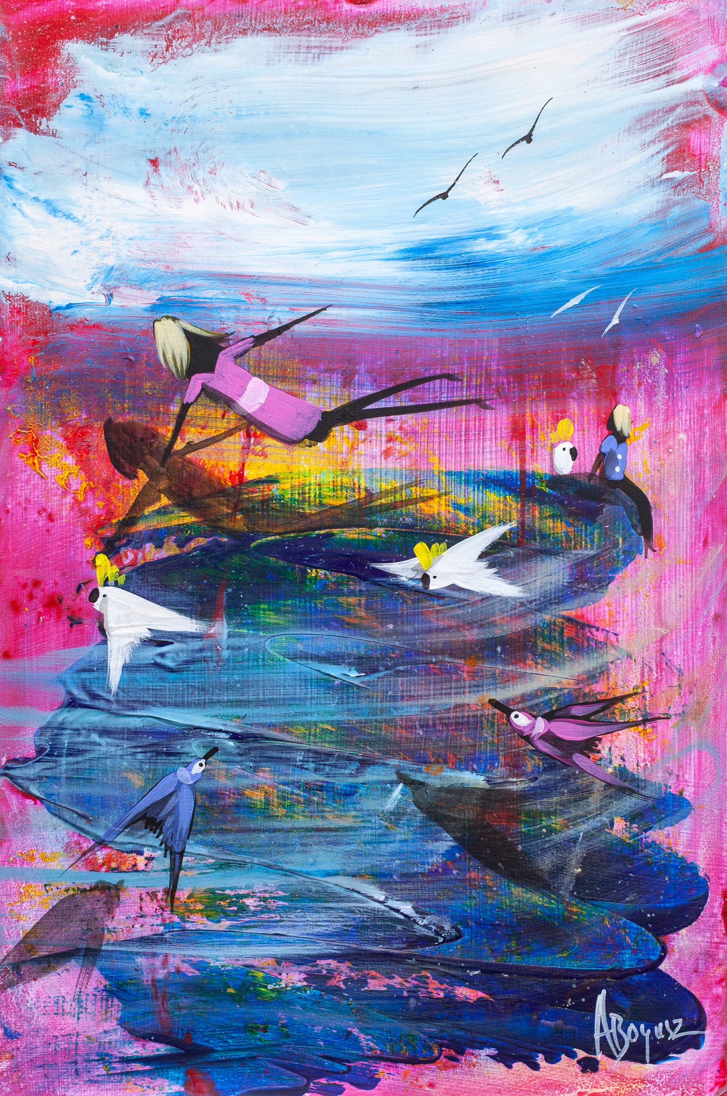 Through Any Storm  30 x 20 cm