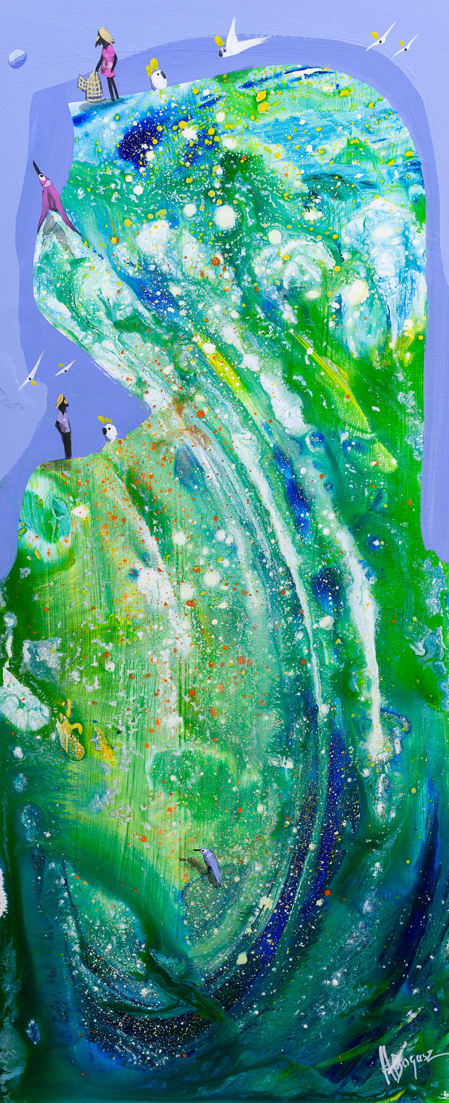 Lonely Bird  60 x 25 cm