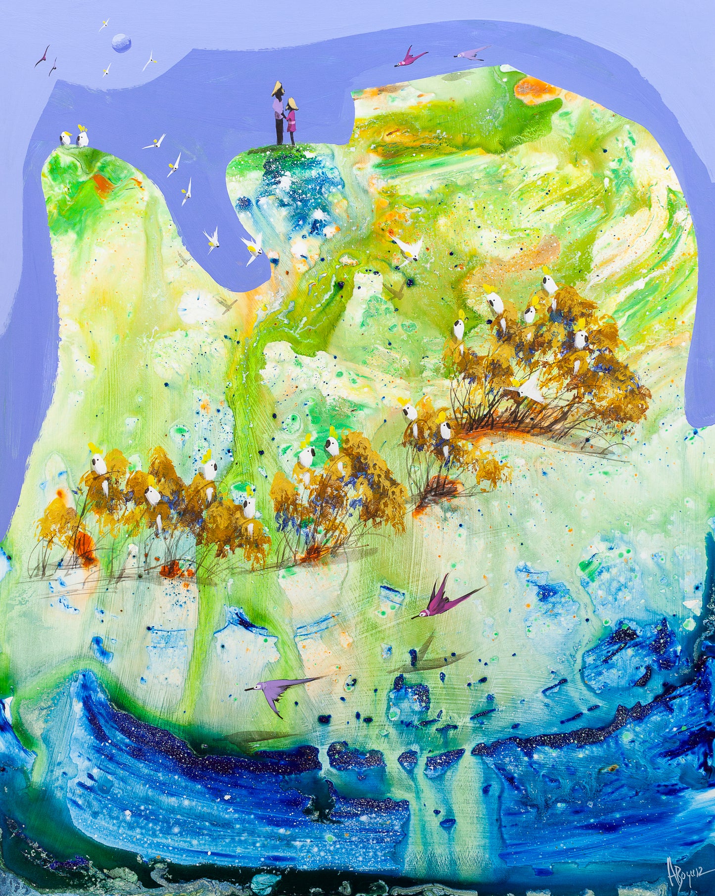 Anniversary  75 x 60 cm