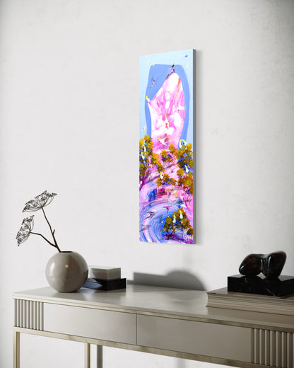 On Her Mountain  60 x 20 cm