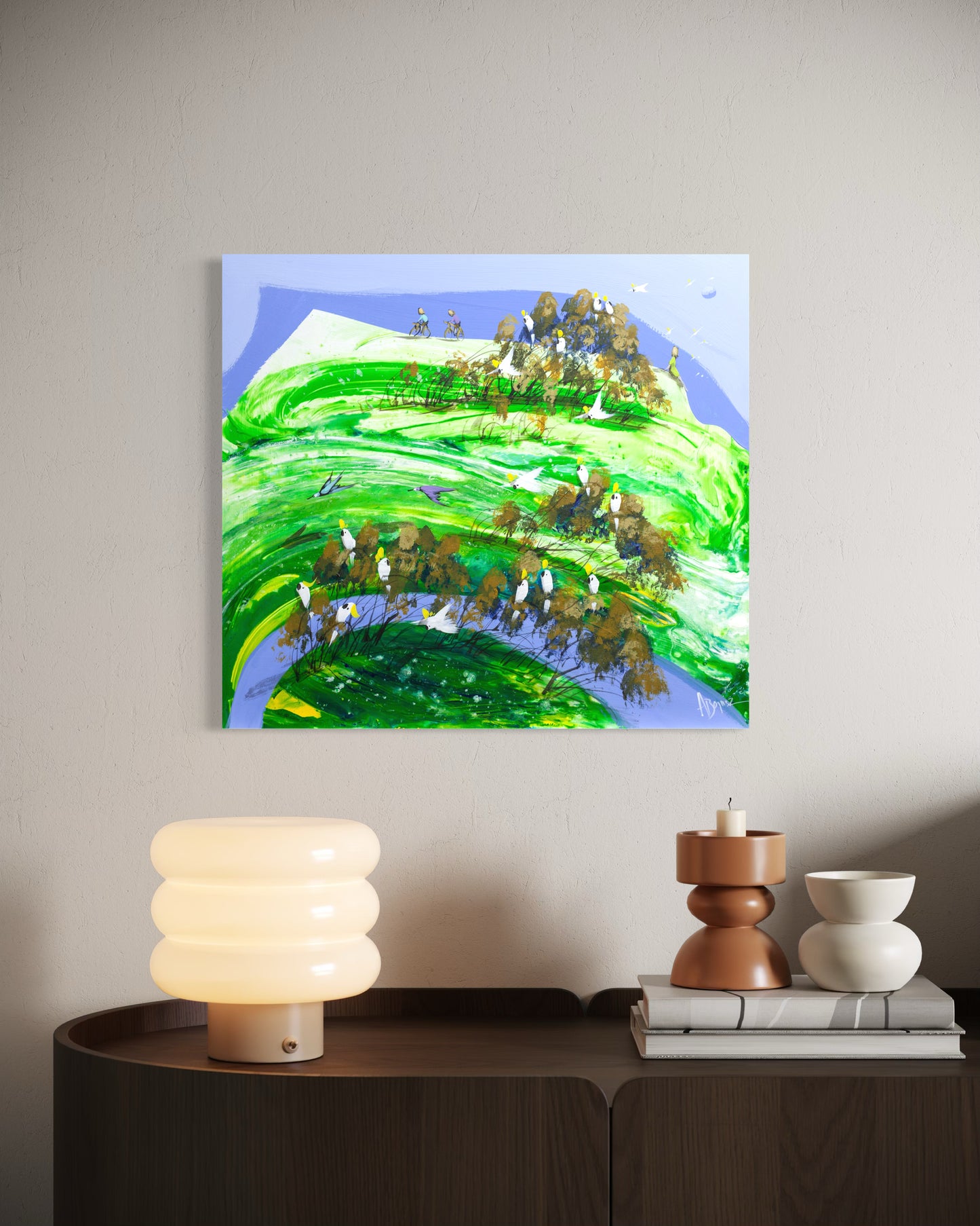 On Their Way  45 x 50 cm