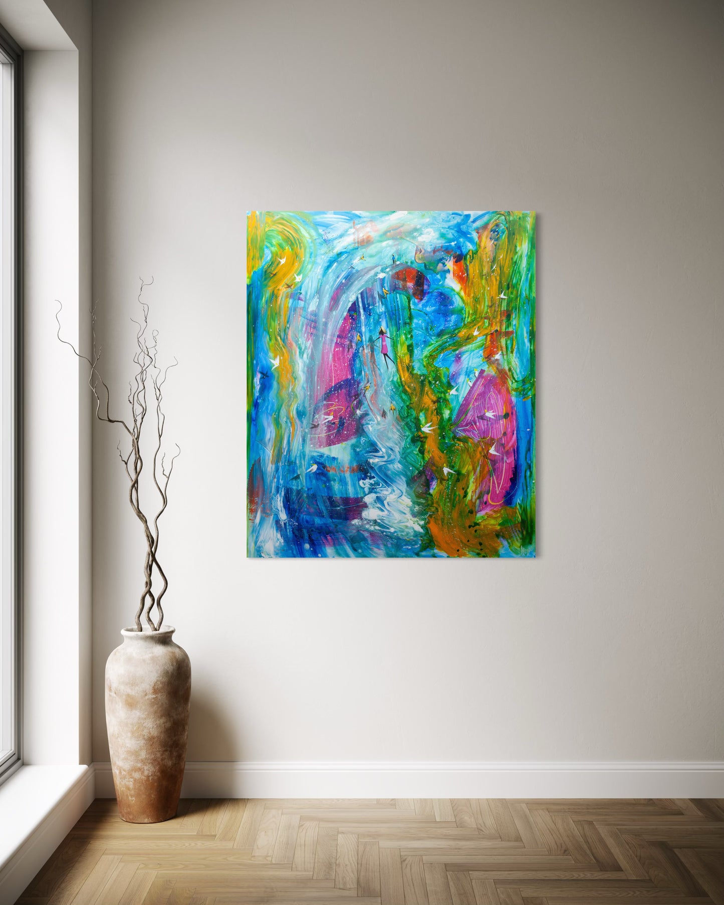 Dreamgirl. 120 x 100 cm