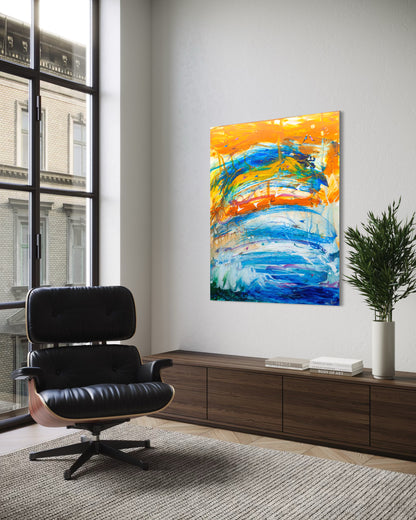 Reaching Out. 120 x 95 cm