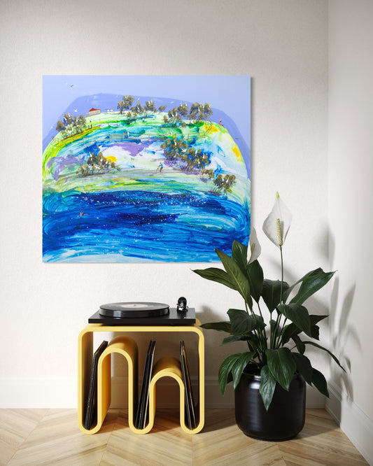 The Journey Home. 90 x 100 cm