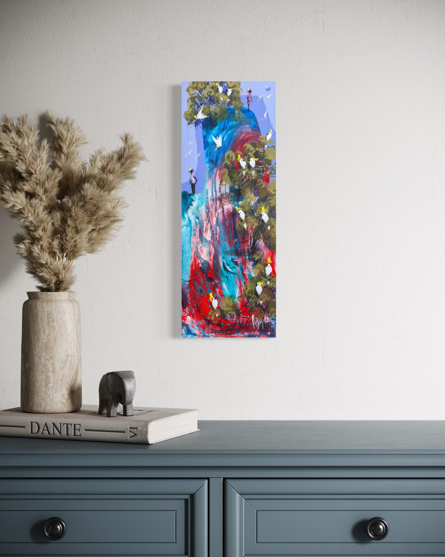 Flying Home. 40 x 15 cm