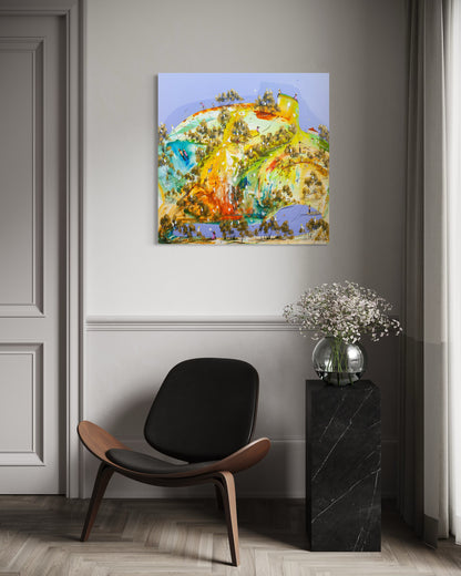Our Journey. 90 x 90 cm
