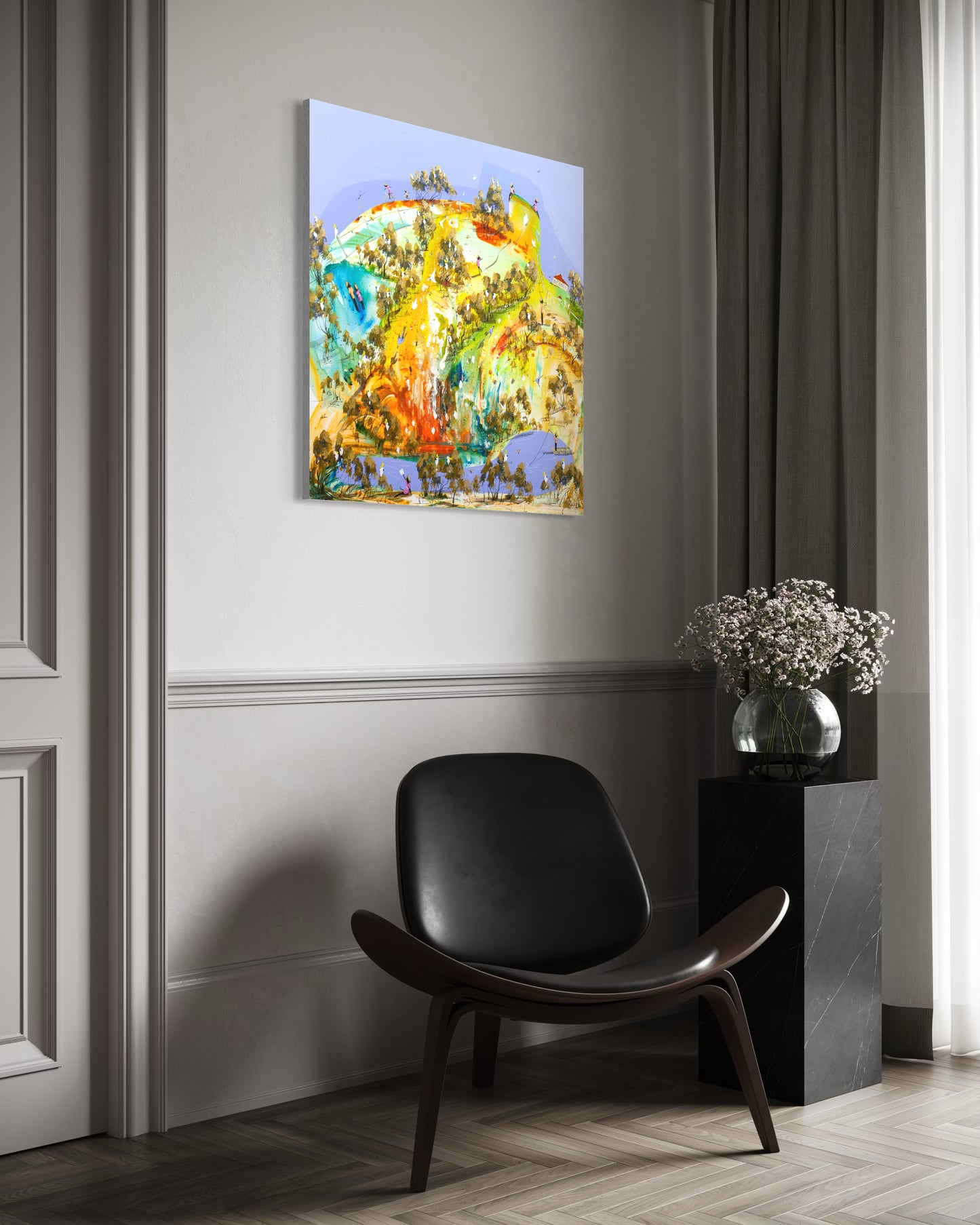 Our Journey. 90 x 90 cm