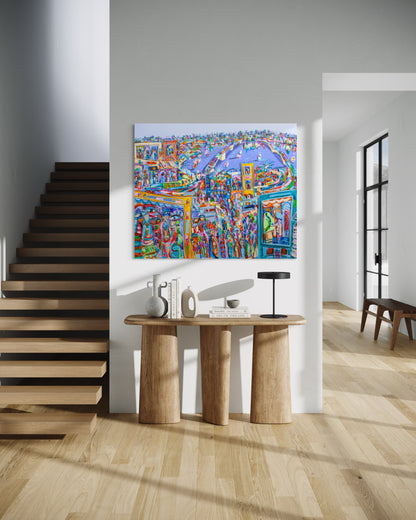 Urban Flow  120 x 100 cm