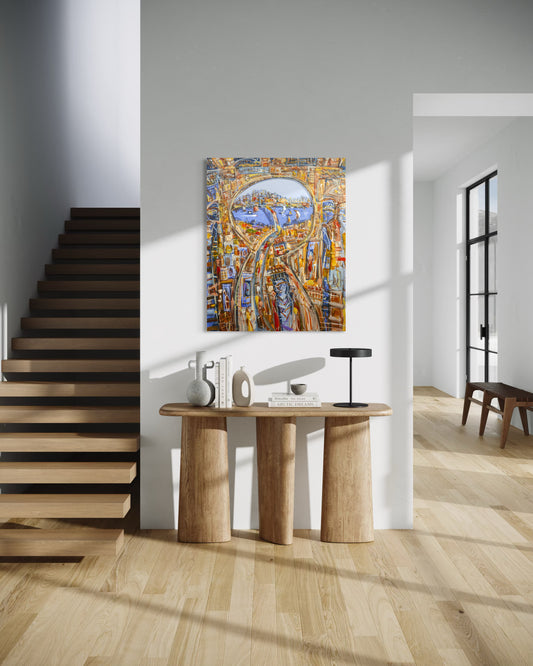 The World You Create  100 x 80 cm