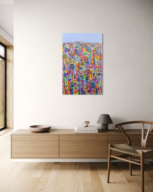 Under A Blue Sky  100 x 65 cm