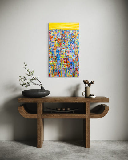 Around The World  90 x 50 cm