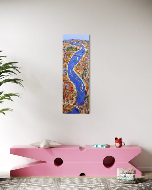 Follow The River  120 x 40 cm