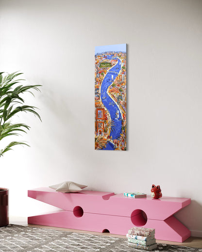 Follow The River  120 x 40 cm