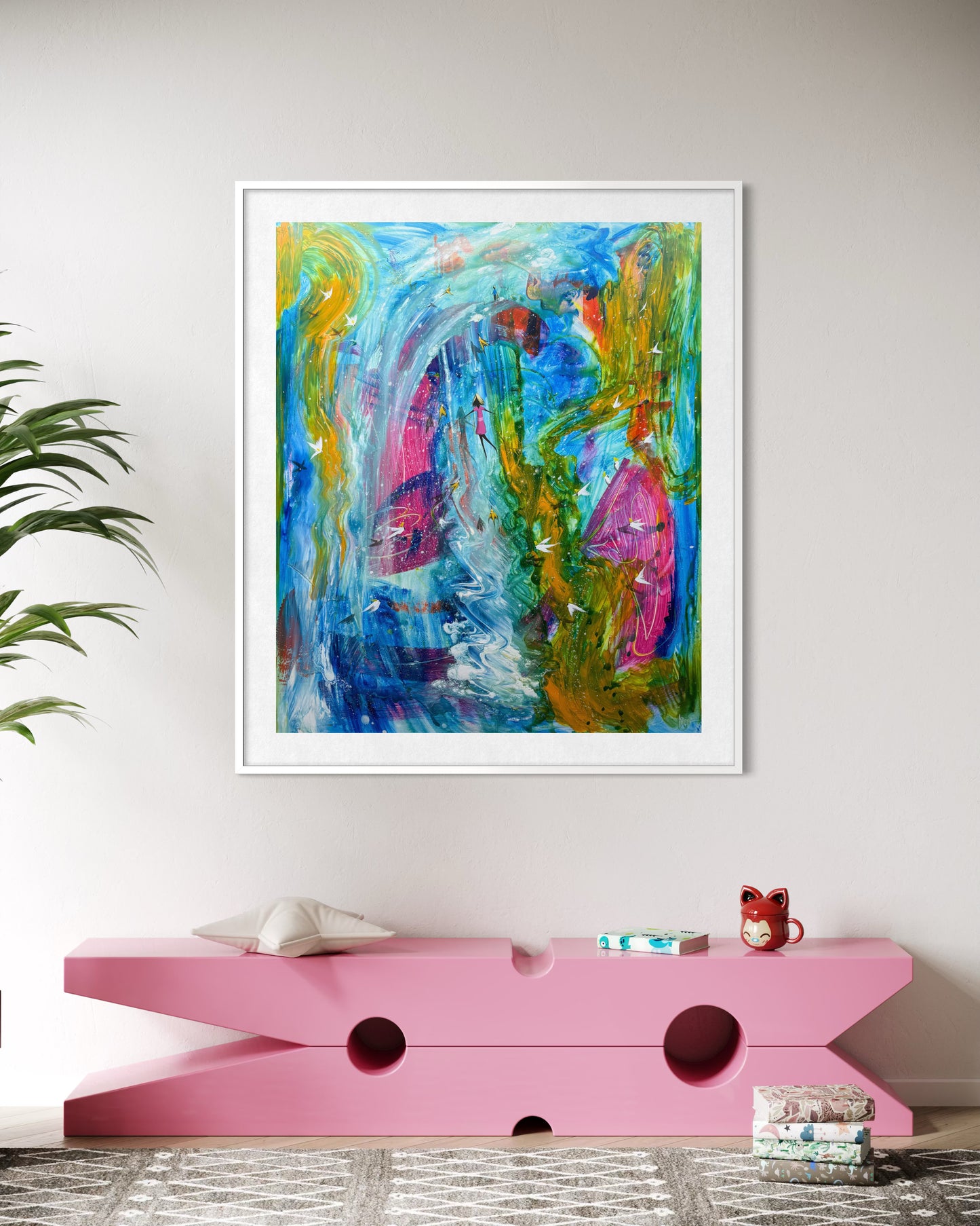 Dreamgirl. 120 x 100 cm