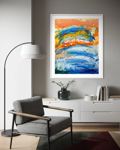 Reaching Out. 120 x 95 cm