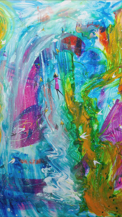 Dreamgirl. 120 x 100 cm